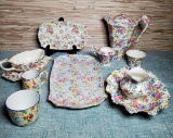 Approx. 11 pcs. Vintage Chintz China