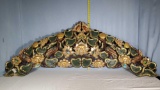 Hand Carved And Painted Entrance Topper