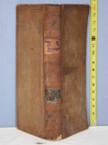 1829-1832 Leather Bound Accounting Ledger With Alphabetical Indexed Hand Written Entries