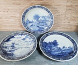 3 Large Delft Chargers