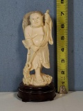 Antique Chinese Ivry Carving of Lucky Sage
