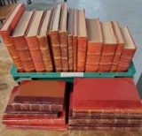 Lot Of 23 Leather Bound Books; 1952-59 US Army Technical Photography, Drafting & Automotive Manuals