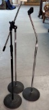 3 Standing Floor Microphone Stands