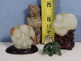 Lot Of Hand Carved Miniature Stone Figures