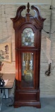 Ridgeway Grandfather Clock with Moon Sun Dial