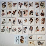 36 Vintage Harrison Fisher Romantic Postcards and Identification and Value Guide Book