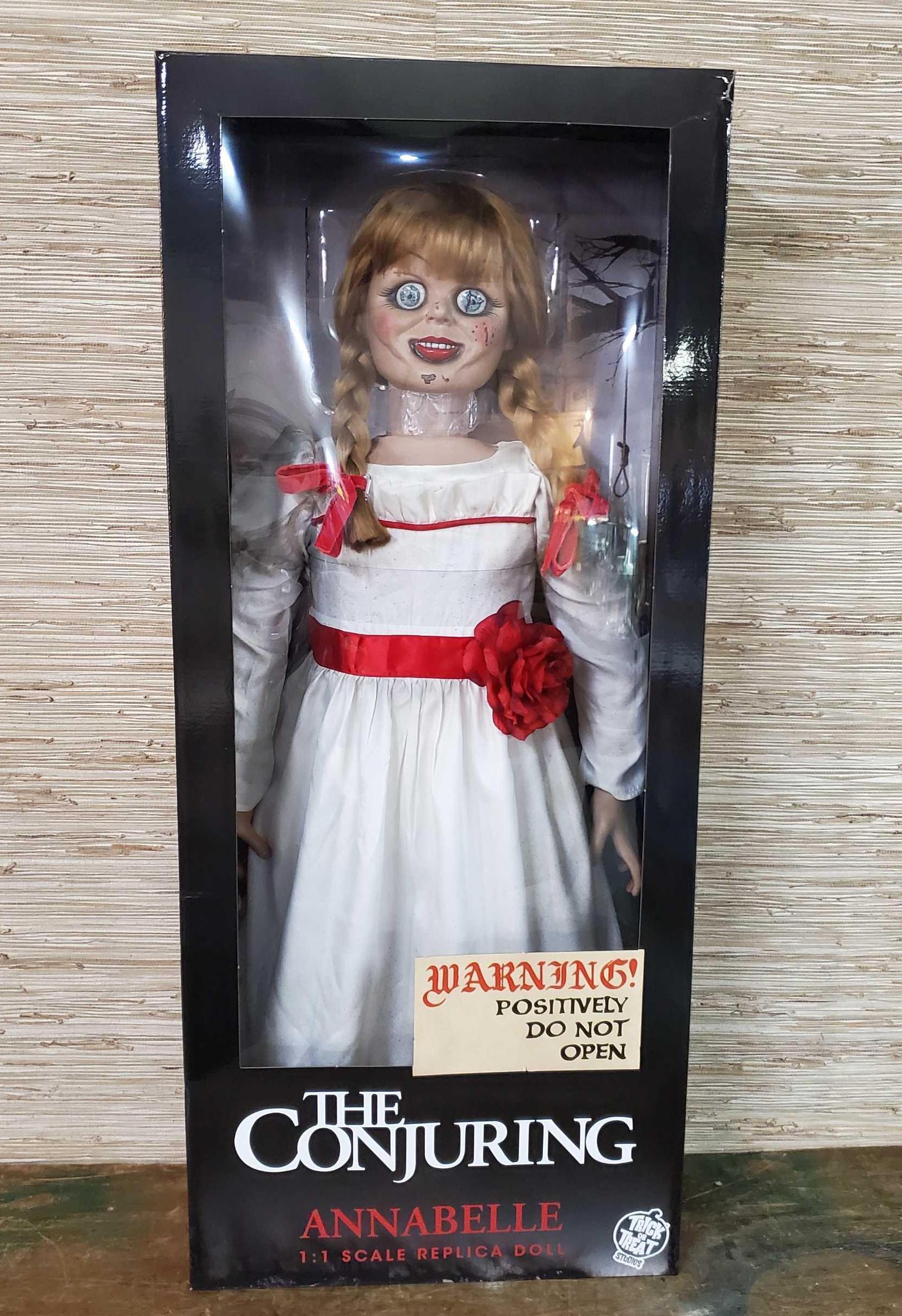 the conjuring annabelle doll replica