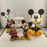 Disney Commemorative Series Characters 6.75 Appetizer Plates, 4-pack