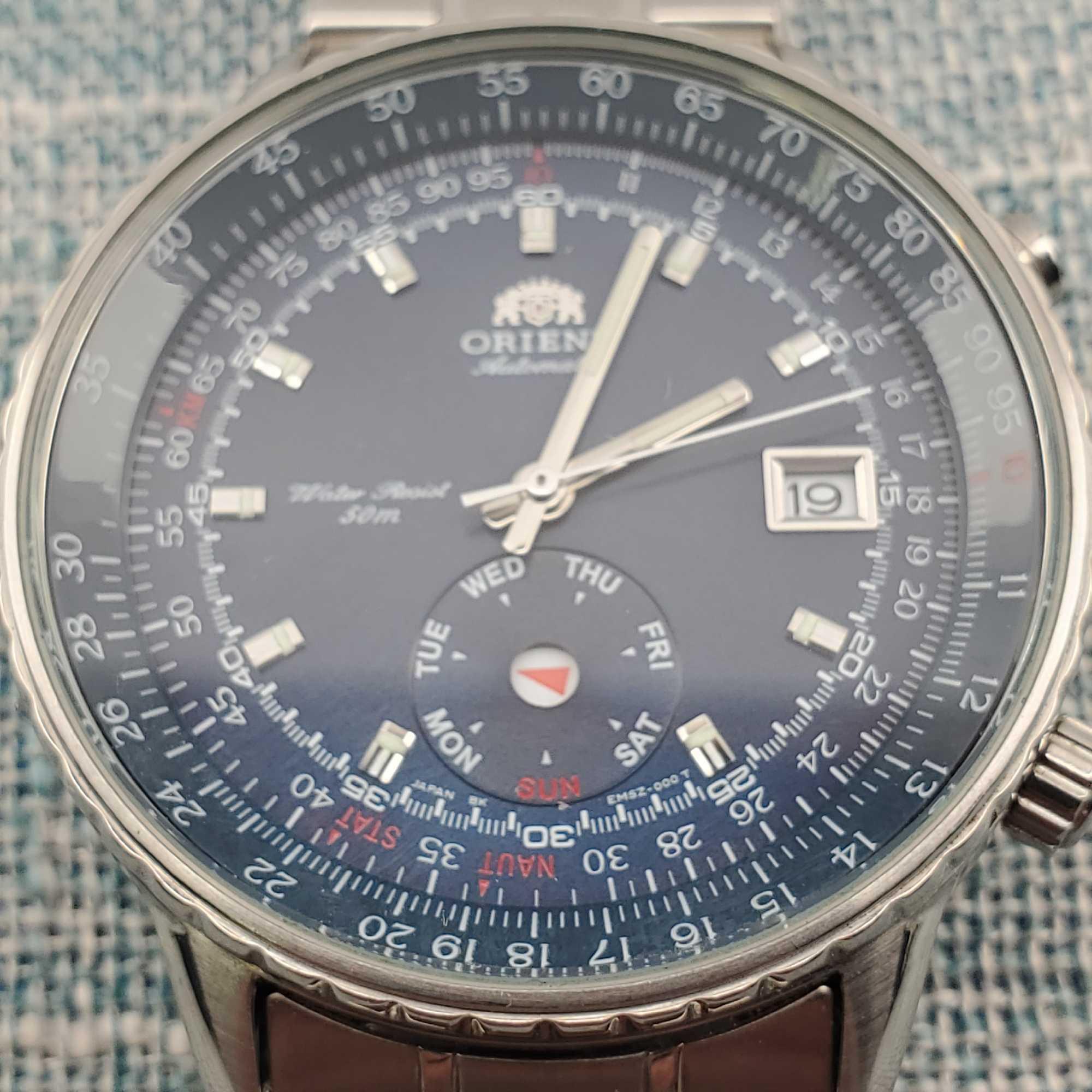 New Old Stock ORIENT Japan Wristwatch Em5Z-Co Ca | Proxibid