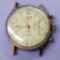 18K Yellow Gold Fludo 17 Jewel Vintage Doctors Chronograph Watch
