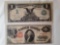 1899 Series Black Eagle and Series of 1917 US $1 One Dollar Notes
