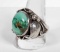 Navajo Native American Sterling Silver & Turquoise Ring
