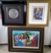 Tarkay and 2 Le Kinff Fine Art Framed Prints