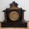 HAC Hamburg American Corporation Black Slate Mantle Clock