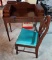 Antique Ladies Writing Desk with Chair