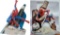 2 Sealed Marvel Spider-Man Action Figures with C0As by Diamond Select