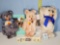 3 Steiff Festival Limited Edition Teddy Bears - Rosey, Sandey and Daddey and 2 Festival Books