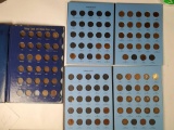 3 Partial Indian Head Small Cents Pennies Albums with 85 Coins