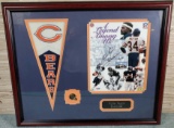 Autographed Chicago Bears Walter Payton Promo Photo with CoA