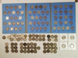 Partial Album of Jefferson Nickels and Loose Nickels (75 Silver War Nickels included)