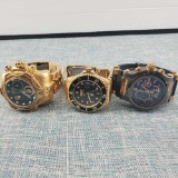 Lot Of 3 Used Men's Watches