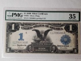 PMG 1899 Black Eagle $1 Silver Certificate Fr#235 35 Elliot/White Choice Very Fine