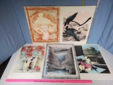 5 Limited Edition Susan Hall Artist Prints in Editions of 175 - Circa 1980
