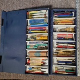 2 Storage Trays of Vintage Pens and Pencils, Leads and Drafting Items, Naughty Floaty Pin Ups and