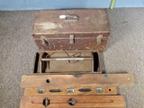 Antique Wooden Tool Box, 36