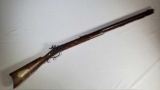 Antique Black Powder Hawkin Rifle with Tiger Maple Finish Stock