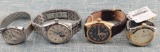 4 Men's Wrist Watches