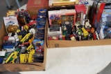 2 Large Trays Of Diecast Cars & Choppers