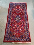 Hand Tied Signed Persian 100% Wool Rug With Cotton Warp
