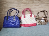 3 Designer Handbags