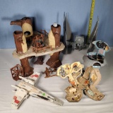 Star Wars Ewok Village Play Set, Death Star Micro Machine Play Set and Ships