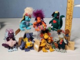 7 LE Deb Canham Artist Designs Dappled Dragons Ultra Suede Figurines