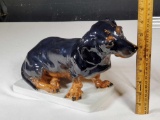 Carl Ens Volgstedt Porcelain Dachshund Figurine