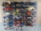 Estate Collection of Diecast NASCARs in Mirrored Back Plexiglass Display