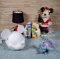 Collection of Vintage Disney Accent Lights, Bookends, & More