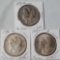 3 US Morgan Silver Dollars - 1894-O, 1896-O and 1897-S