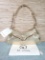 New with Tag St. John Gold Leather Shoulder Bag