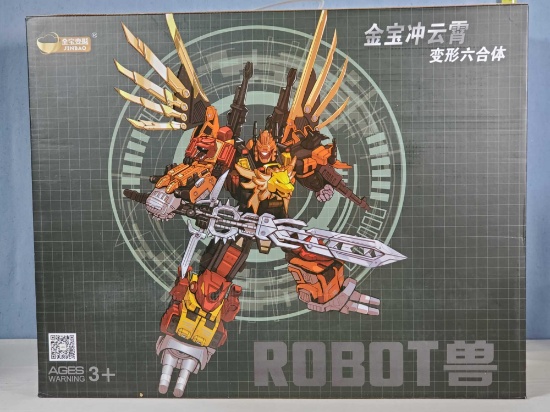 Jinbao 6 in One Third Party Transformers Robot MIB