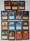 15 Magic The Gathering Vintage Cards -8 Weatherlight (Incl. Null Rod) & 7 Tempest (Incl Sapphire