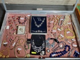 Case of Costume Jewelry incl. Signed