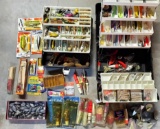 2 Tackle Boxes FULL of Fishing Lures, Weights and Sinkers, Floats and More
