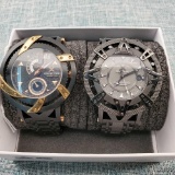 2 Used XOSkeleton Men's Wrist Watches LE Superlative Star Automatic & LE Barracuda Quartz