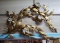 Vintage Gold Gilt Italian Metal Wall Sculpture