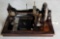 Rare Winselmann Nahmaschine Deutsche Industrie Late 1800s Crank Portable Sewing Machine