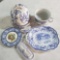 Lot Of Collectible Blue & White Ceramic Housewares