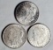 3 UNC Morgan Silver Dollars - 1904-O, 1896, 1921